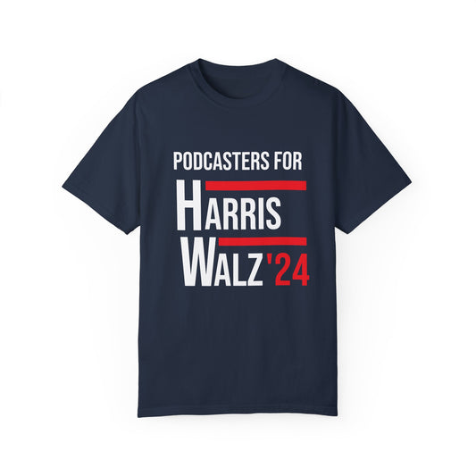 Podcasters for Harris/Walz 24 Unisex T-shirt